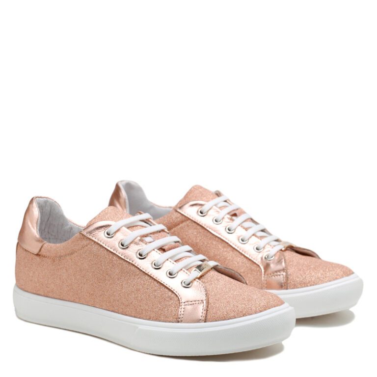 Zapatillas Nude Con Glitter Rallys Nueva Temporada