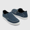 Mocasines sport de tela jean azul RALLYS