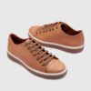 Zapatillas de cuero color camel RALLYS