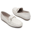 Mocasin blanco con tachitas RALLYS