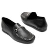 Mocasin negro con tachitas RALLYS