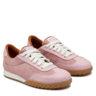 Zapatillas urbanas de gamuza rosa